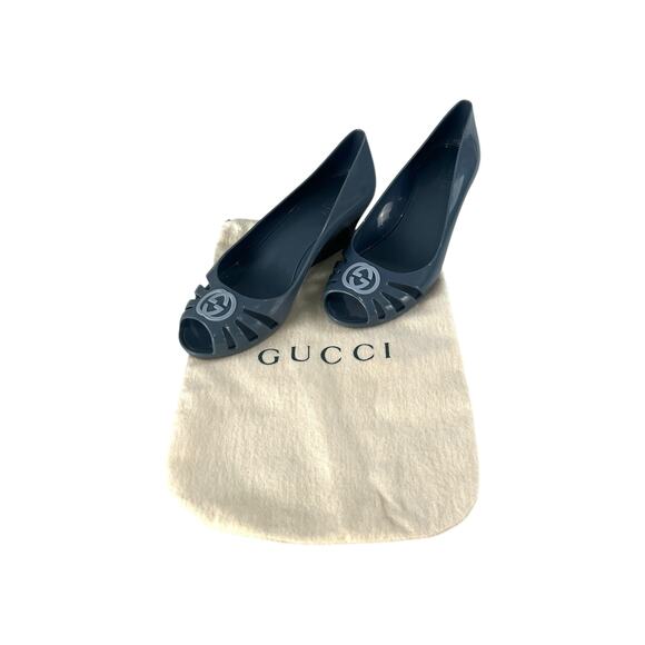 Gucci GG Rubber Wedges - Picture 2 of 8